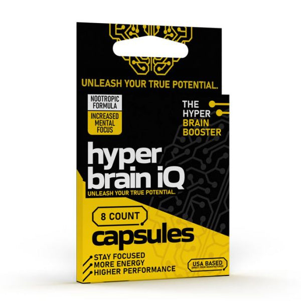 12 x 8ct Hyper Brain IQ Focus Capsules