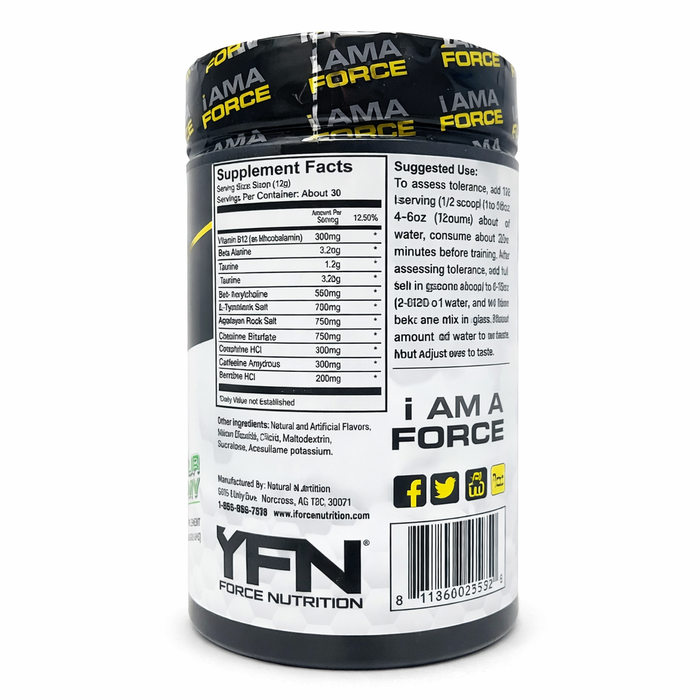 iForce Nutrition Maximize Intense Preworkout 30 Servings