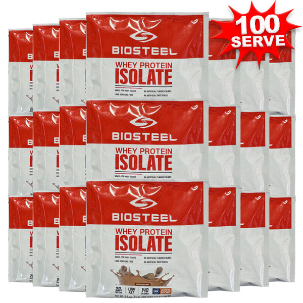 BioSteel Grass Fed Whey Protein Isolate Singles 100pk