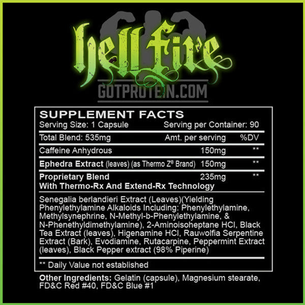 Innovative Labs Hell Fire Fat Burner Capsules