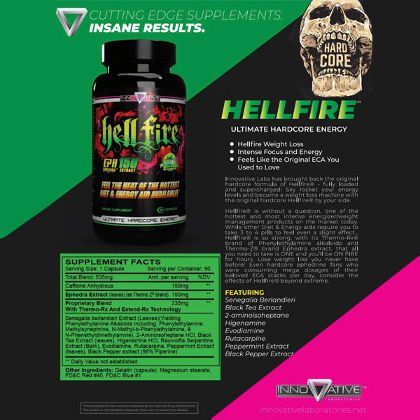 Innovative Labs Hell Fire Fat Burner Capsules