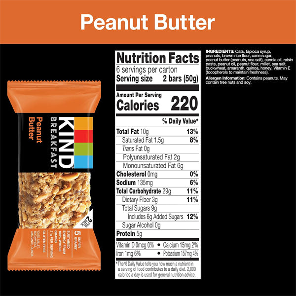Kind Breakfast Bars 6pk