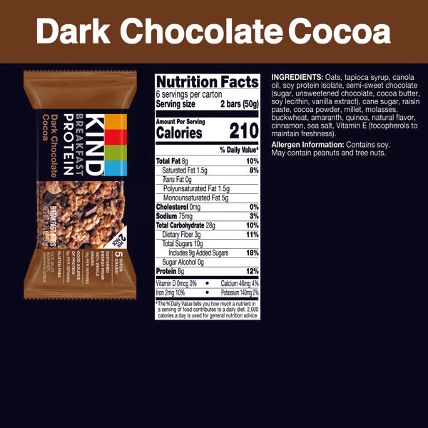 Kind Breakfast Protein Bars 6pk