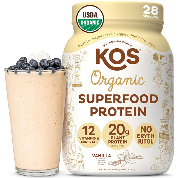 KOS Organic Plant Protein 28 Servings