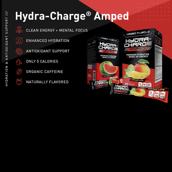 Kaged Muscle Hydra-Charge Amped Singles 20pk