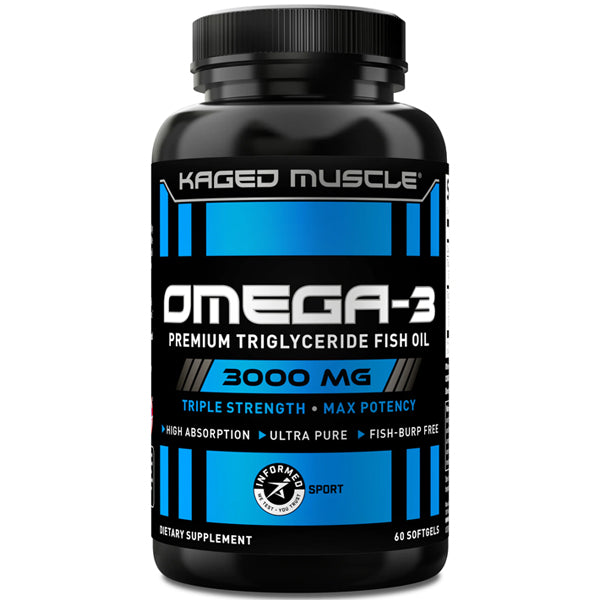 Kaged Muscle Omega 3 3000mg Softgels