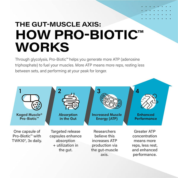 Kaged Muscle Premium Performance Pro-Biotic Capsules