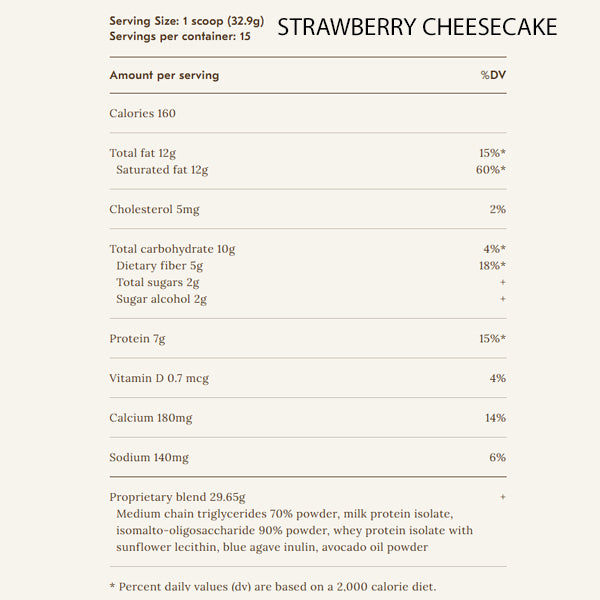 Konscious Keto Protein Shake 15 Servings