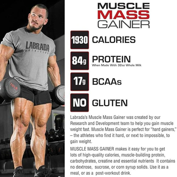 Labrada Muscle Mass Gainer 12lbs