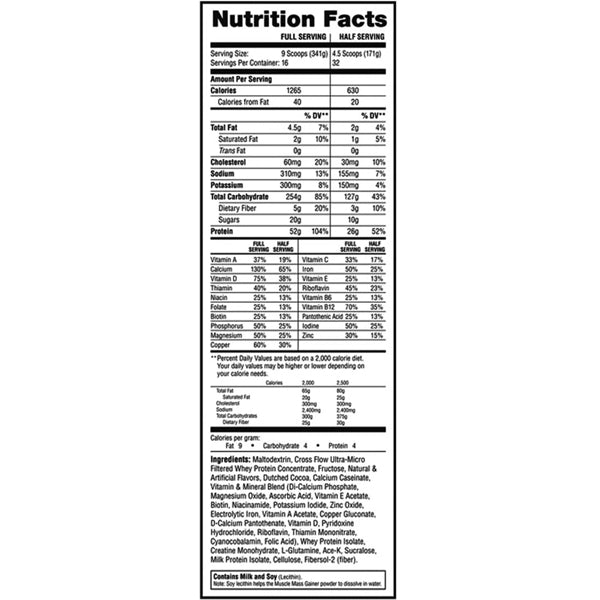 Labrada Muscle Mass Gainer 12lbs
