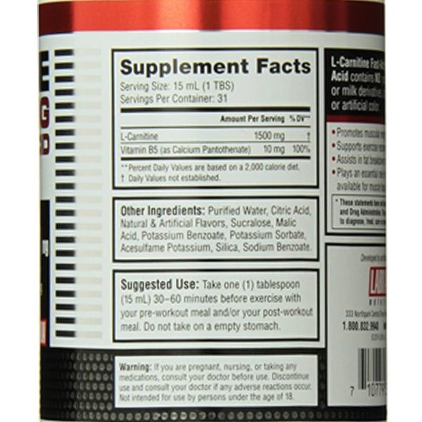 Labrada Liquid L-Carnitine 16oz Labrada Liquid L-Carnitine 16oz