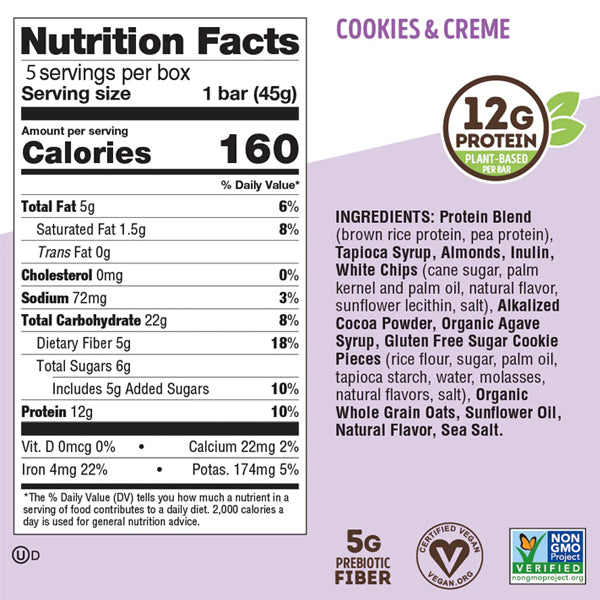 Lenny & Larry's The Complete Cookie-fied Bars 5pk