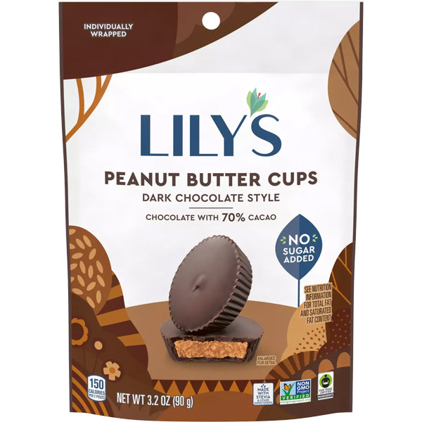 Lily's Dark Chocolate Style Peanut Butter Cups 3.2oz
