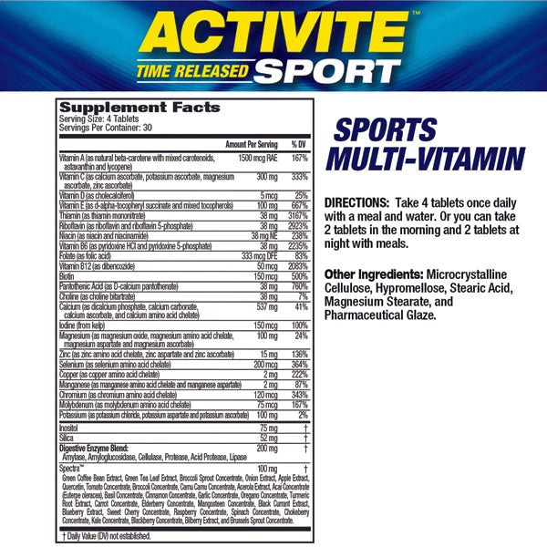 MHP Active Sport Multivitamin Tablets