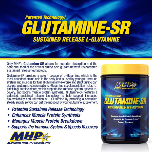 MHP Glutamine-SR Sustained Release 2.2lbs