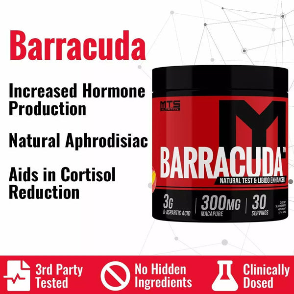 MTS Barracuda Natural Test Enhancer 30 Servings