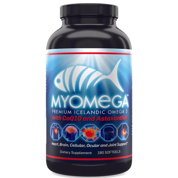 Myogenix Myomega Omega-3 with CoQ10 & Astaxanthin Softgels