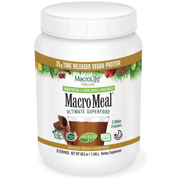 MacroLife Naturals MacroMeal Vegan Protein 28 Servings