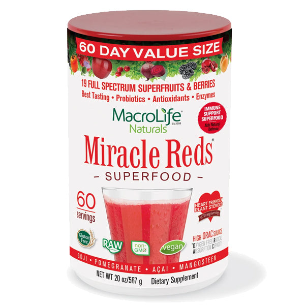 MacroLife Miracle Reds Superfood 60 Servings