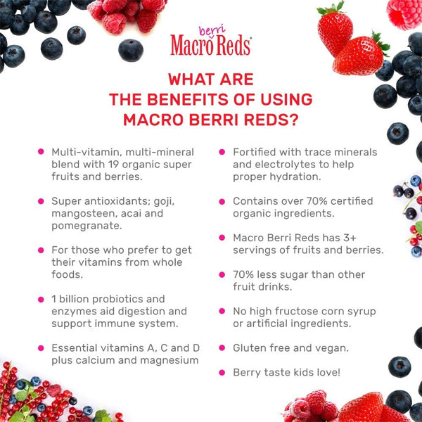 Macrolife Macro Berri Reds Kids Superfood 32 Servings