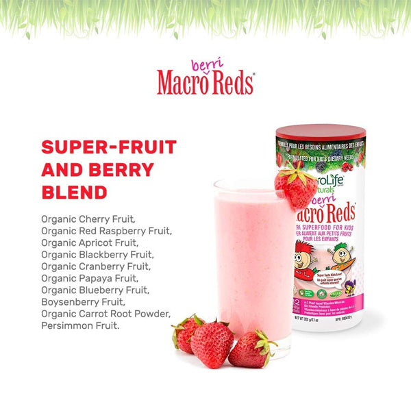 Macrolife Macro Berri Reds Kids Superfood 32 Servings