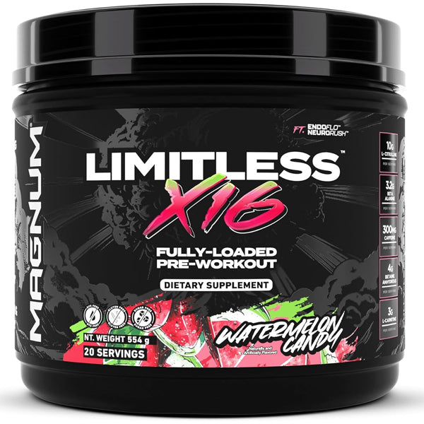 Magnum Limitless X16 Pre-Workout 20 Servings