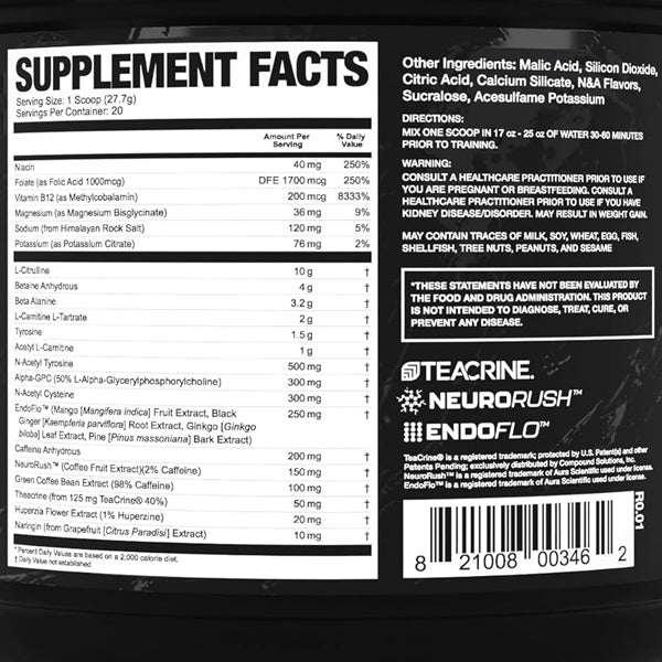 Magnum Limitless X16 Pre-Workout 20 Servings