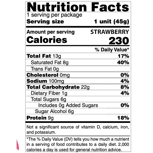 Mrs Taste Cookie Bars 12pk