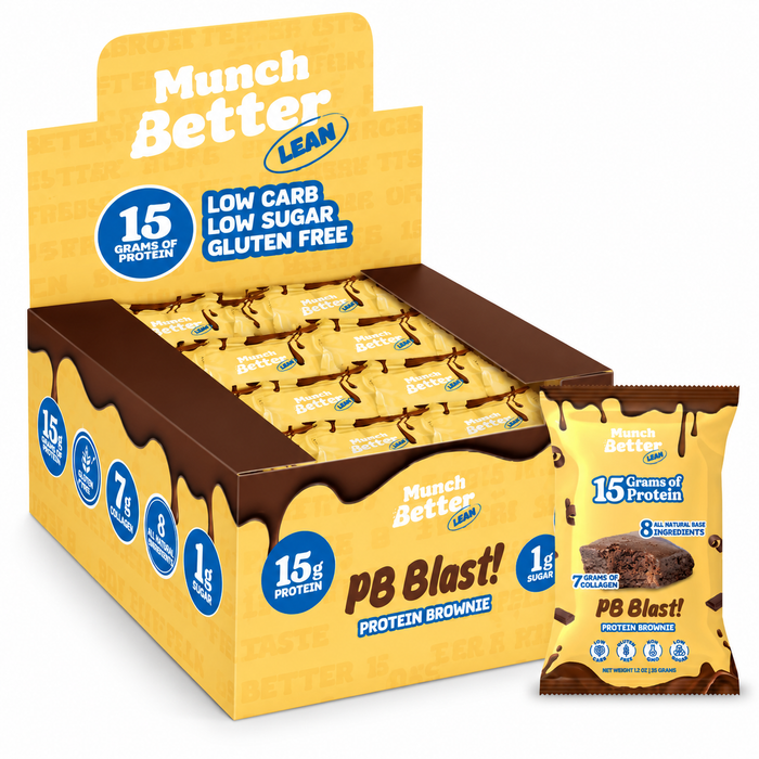 Munch Better Lean Protein Brownie 12pk