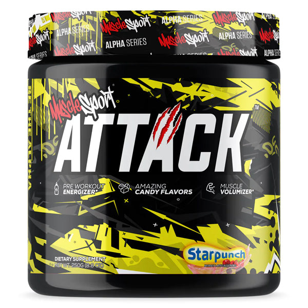 MuscleSport Attack Pre-Workout 25 Servings
