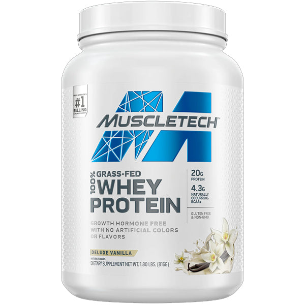 MuscleTech 100% Grass Fed Whey 1.8lbs