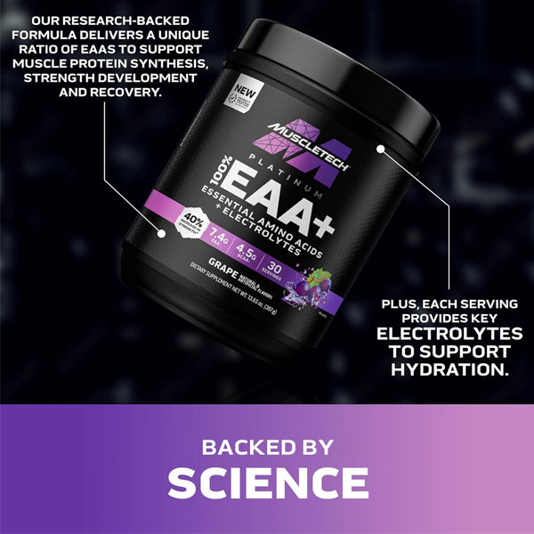 MuscleTech Platinum EAA+ Electrolytes 30 Servings