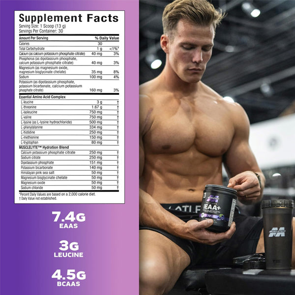 MuscleTech Platinum EAA+ Electrolytes 30 Servings