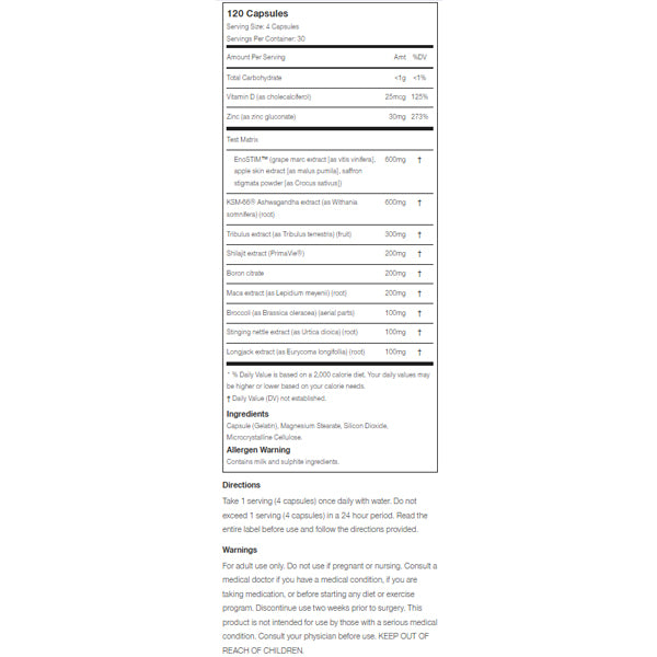 MuscleTech Test HD Elite Capsules