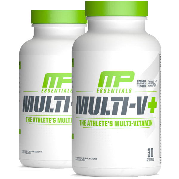 2 x 60 Tablets MusclePharm Multi-V+ Athlete's Multivitamin