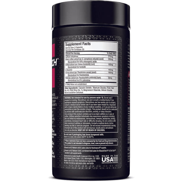 MuscleTech Hydroxycut Hardcore Elite Capsules