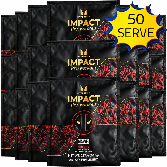 MyProtein Impact Pre-Workout Singles 50 Pack