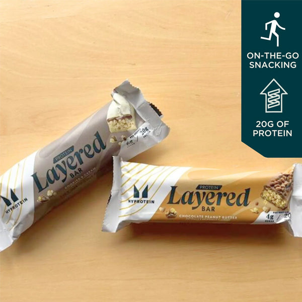 MyProtein Layered Protein Bars 12pk