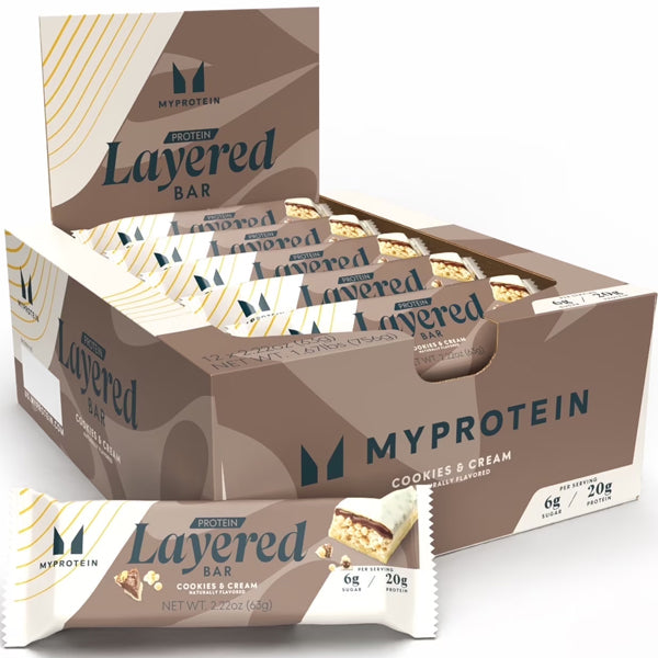 MyProtein Layered Protein Bars 12pk