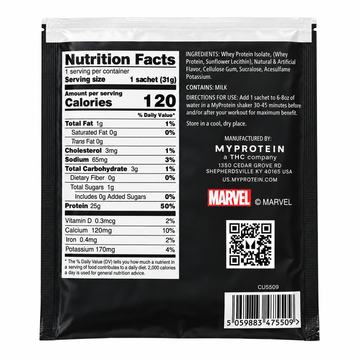 MyProtein Impact Whey ISOLATE Singles 30pk