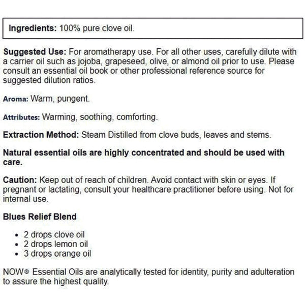 NOW Foods 100% Pure Clove Oil