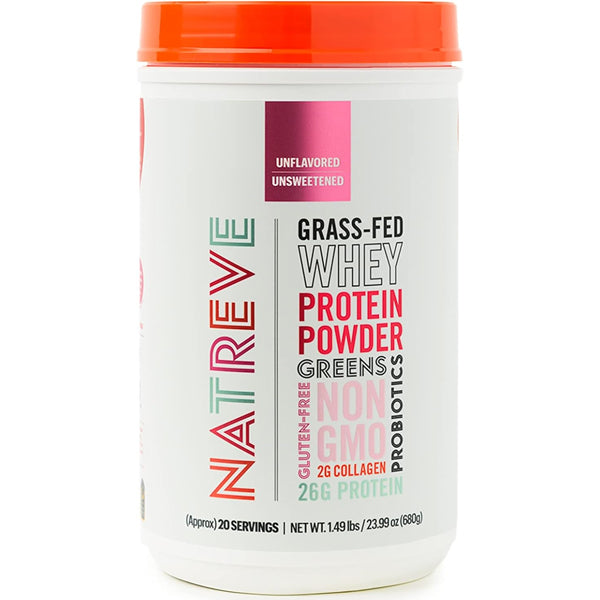 Natreve Grass Fed 100% Isolate Protein 1.5lbs