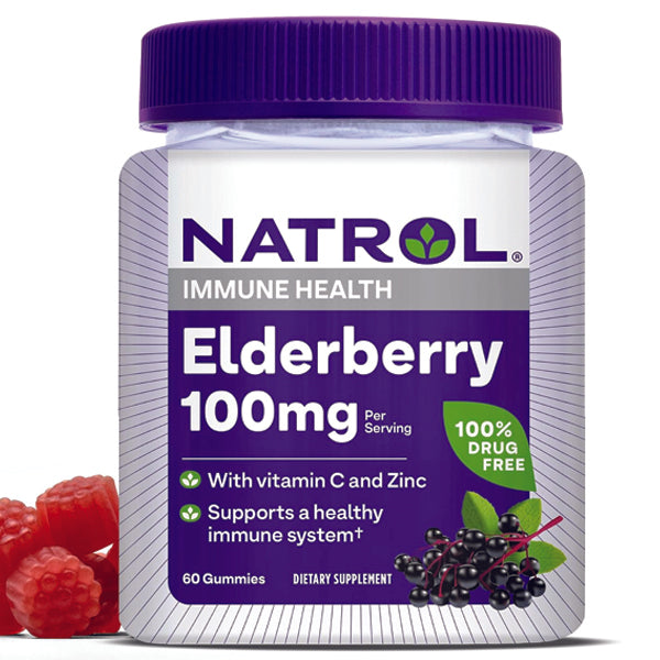 Natrol Immune Health Elderberry 100mg Gummies