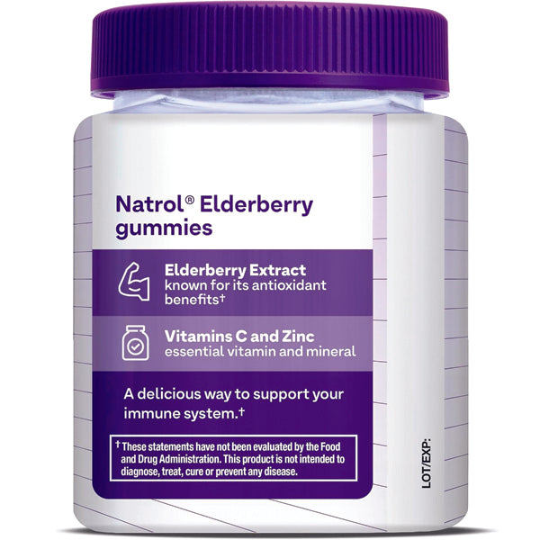 Natrol Immune Health Elderberry 100mg Gummies