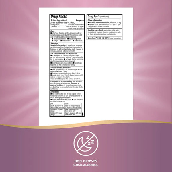 Nature's Way Umcka Cold Relief Syrup 8oz