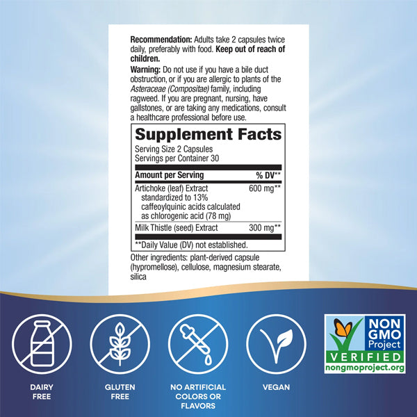 Nature's Way Artichoke 60 Capsules