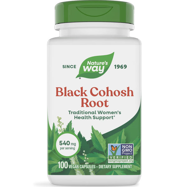 Nature's Way Black Cohosh Root 540mg 100 Capsules