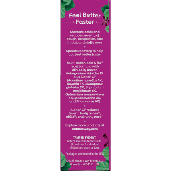 Nature's Way Umcka Cold & Flu Relief 20 Chewables