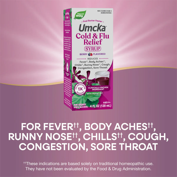 Nature's Way Umcka Cold & Flu Relief 4oz Syrup