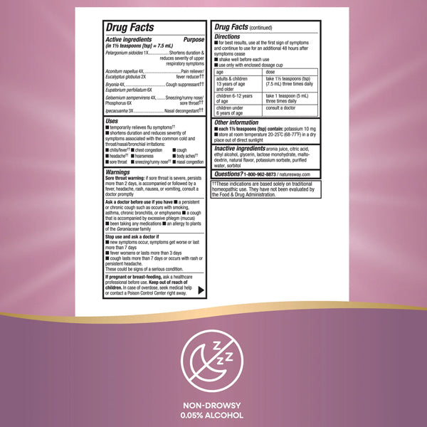 Nature's Way Umcka Cold & Flu Relief 4oz Syrup